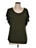Indigo Thread Co. Green Short Sleeve Top Size L - photo 1