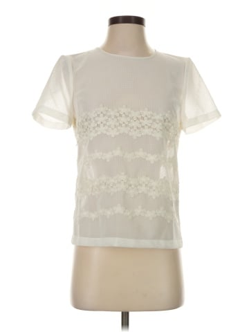 Badgley Mischka Short Sleeve Blouse (view 1)
