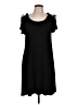 Green Envelope Solid Black Casual Dress Size L - photo 1