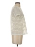 Badgley Mischka 100% Polyester Ivory Short Sleeve Blouse Size 2 - photo 4