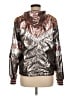 Mother 100% Polyurethane Silver Cardigan Size M - photo 2