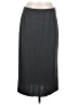Eileen Fisher 100% Wool Solid Gray Wool Skirt Size M - photo 1