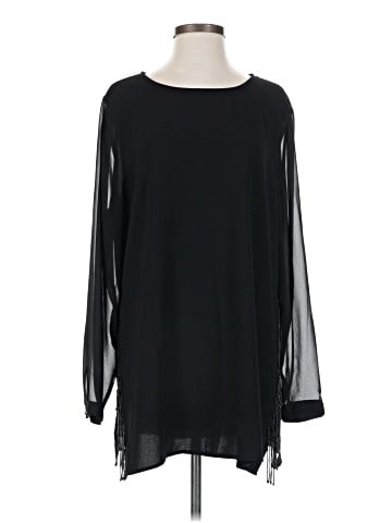 Black Label by Chico's Long Sleeve Blouse (view 1)