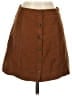 Hollister 100% Polyester Solid Brown Casual Skirt Size 1 - photo 1