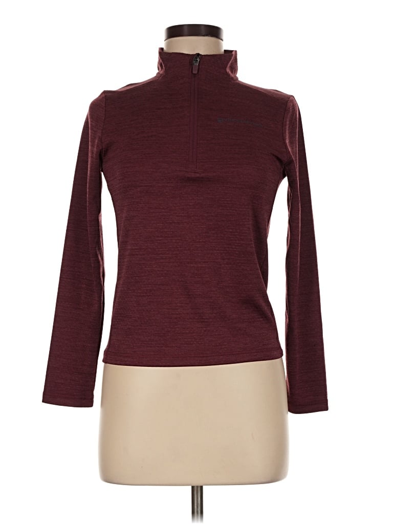 Pre-owned Vineyard Vines Long Sleeve Turtleneck In Burgundy