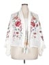 Johnny Was 100% Rayon White Cardigan Size XXL - photo 1