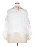 Johnny Was 100% Rayon White Cardigan Size XXL - photo 2