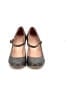 Jeffrey Campbell 100% Leather Houndstooth Gray Heels Size 7 - photo 2