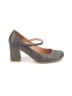Jeffrey Campbell 100% Leather Houndstooth Gray Heels Size 7 - photo 1