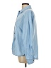 Unbranded Solid Blue Long Sleeve Button-Down Shirt Size L - photo 5