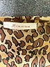 JM Collection Animal Print Brown Long Sleeve Blouse Size L (estimated) - photo 7