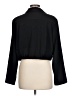 Maison d' Amelie 100% Polyester Solid Black 3/4 Sleeve Blouse Size L - photo 2