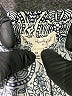 About A Girl 100% Polyester Paisley Gray Shorts Size XS - photo 3