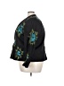 Silk Land Floral Black Silk Blazer Size 3X - photo 5