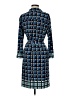 Donna Morgan Print Blue Casual Dress Size 8 - photo 2