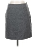 Banana Republic Chevron-herringbone Gray Wool Skirt Size 0 - photo 1