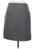 Banana Republic Chevron-herringbone Gray Wool Skirt Size 0 - photo 2