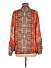 Free People 100% Polyester Orange Long Sleeve Blouse Size Med - Lg - photo 2