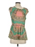 Pim + Larkin 100% Polyester Green Sleeveless Blouse Size S - photo 1