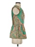 Pim + Larkin 100% Polyester Green Sleeveless Blouse Size S - photo 4