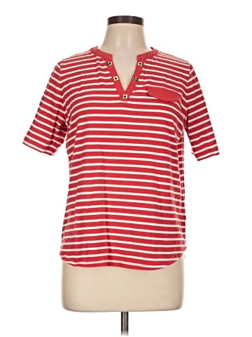 Anne Klein Sport Short Sleeve Henley (view 1)