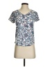 Aero Floral Blue Short Sleeve T-Shirt Size S - photo 1