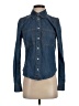 Veronica Beard Jeans Blue Long Sleeve Button-Down Shirt Size XS - photo 1