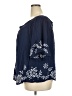 Torrid Blue 3/4 Sleeve Blouse Size 4X Plus (4) - photo 5
