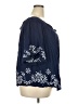 Torrid Blue 3/4 Sleeve Blouse Size 4X Plus (4) - photo 4