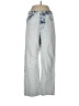 Zara 100% Cotton Houndstooth Blue Jeans Size 10 - photo 1