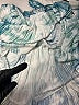 VICI 100% Rayon Tie-dye Blue Cocktail Dress Size S - photo 3