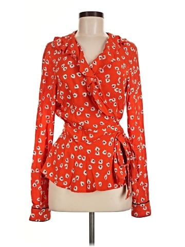 Ganni Long Sleeve Blouse (view 1)