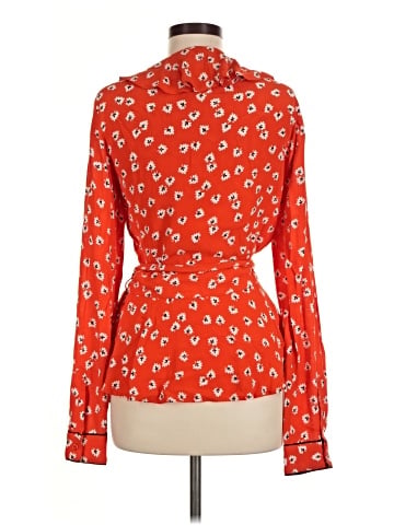 Ganni Long Sleeve Blouse (view 2)
