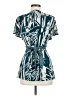 BCBGMAXAZRIA Teal Short Sleeve Blouse Size M - photo 2
