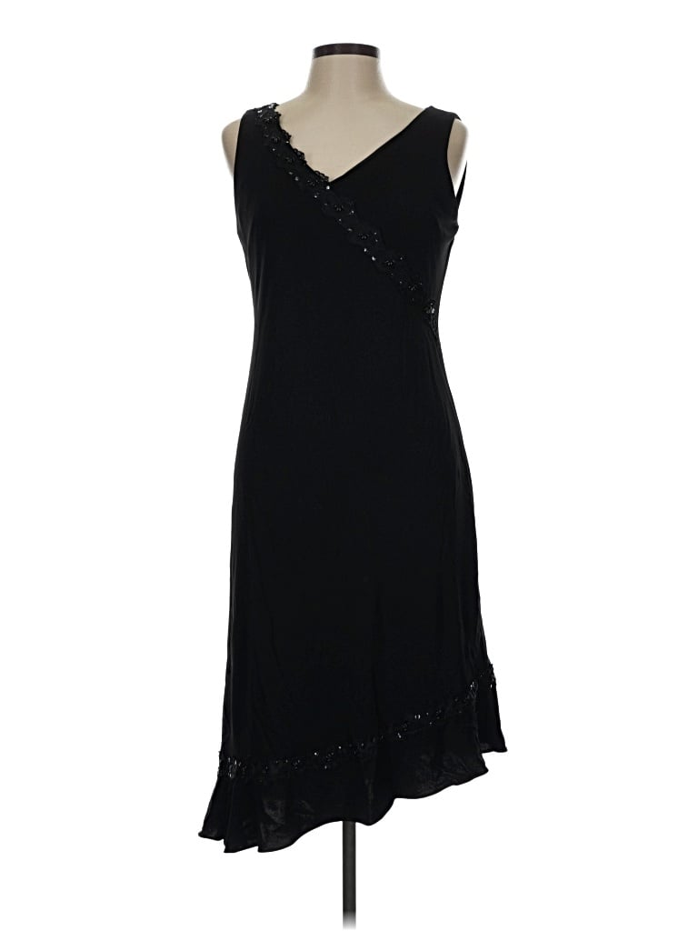 Pre-owned Donna Ricco Cocktail Dress In Black