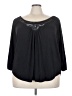 Beverly Drive Black 3/4 Sleeve T-Shirt Size 24 - 26 - photo 1