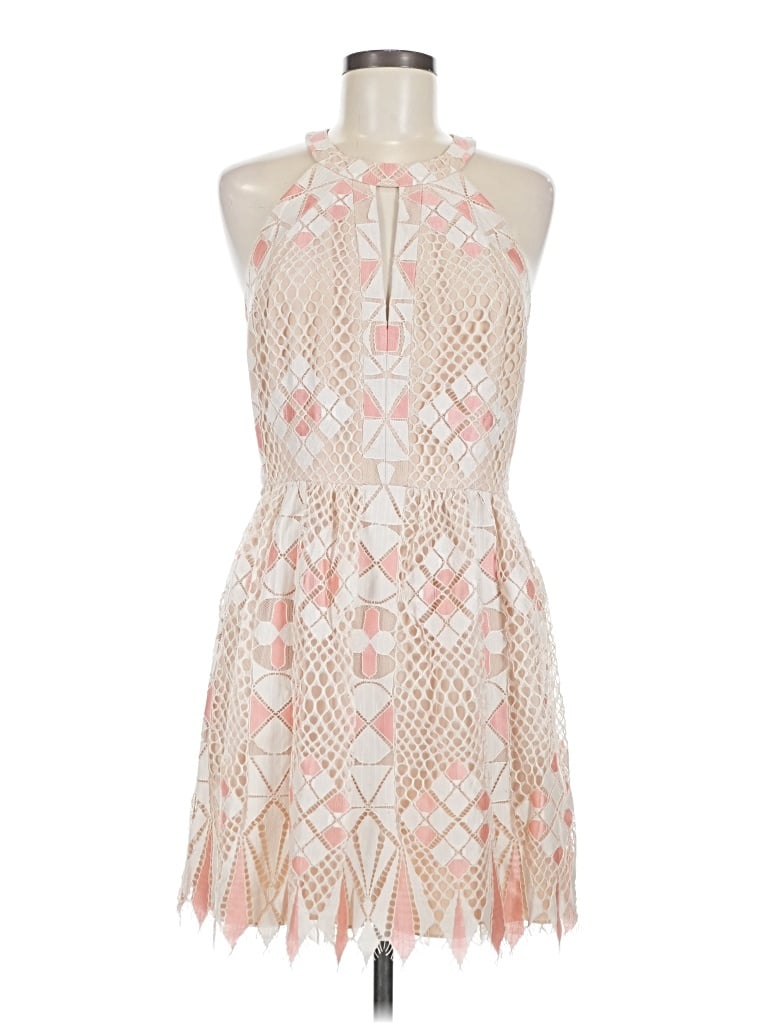 Pre-owned Bcbgmaxazria Cocktail Dress In Pink