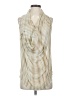 Maggie Ward Ivory Sleeveless Blouse Size XS - photo 1