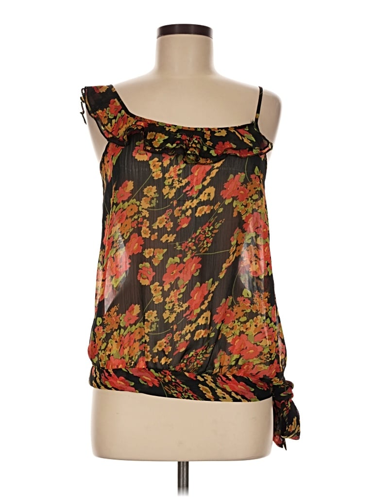 Pre-owned Twenty One Sleeveless Blouse In Orange