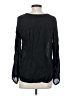 L'Agence 100% Silk Black Long Sleeve Silk Top Size XS - photo 2