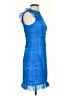 J.Crew 100% Polyester Blue Cocktail Dress Size 00 - photo 4