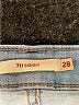 Levi's Hearts Blue Jeans Size 28 waist - photo 7