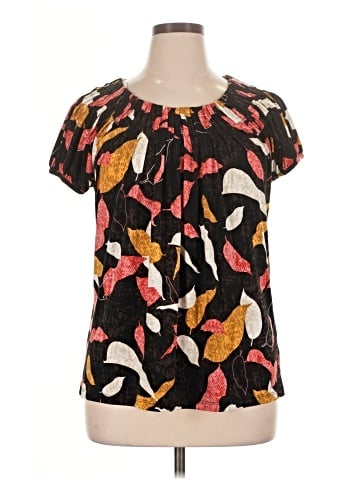 Style&Co Short Sleeve Blouse (view 1)