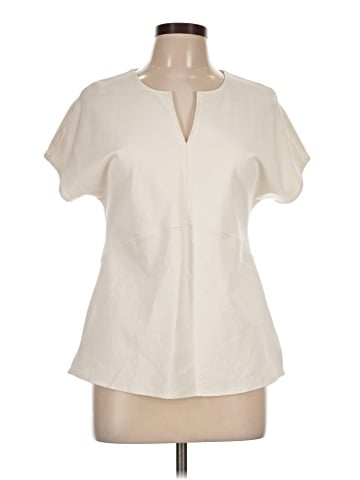Ann Taylor Short Sleeve Blouse (view 1)