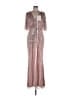 Mac Duggal Silver Cocktail Dress Size 10 - photo 1