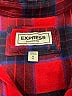 Express 100% Cotton Plaid Red Long Sleeve Button-Down Shirt Size M - photo 7