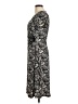 Connected Apparel Paisley Gray Cocktail Dress Size 8 - photo 5