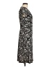 Connected Apparel Paisley Gray Cocktail Dress Size 8 - photo 4