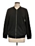 Ecowish Solid Black Track Jacket Size L - photo 1