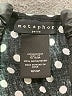 metaphor 100% Rayon Polka Dots Black Casual Dress Size M (petite) - photo 7